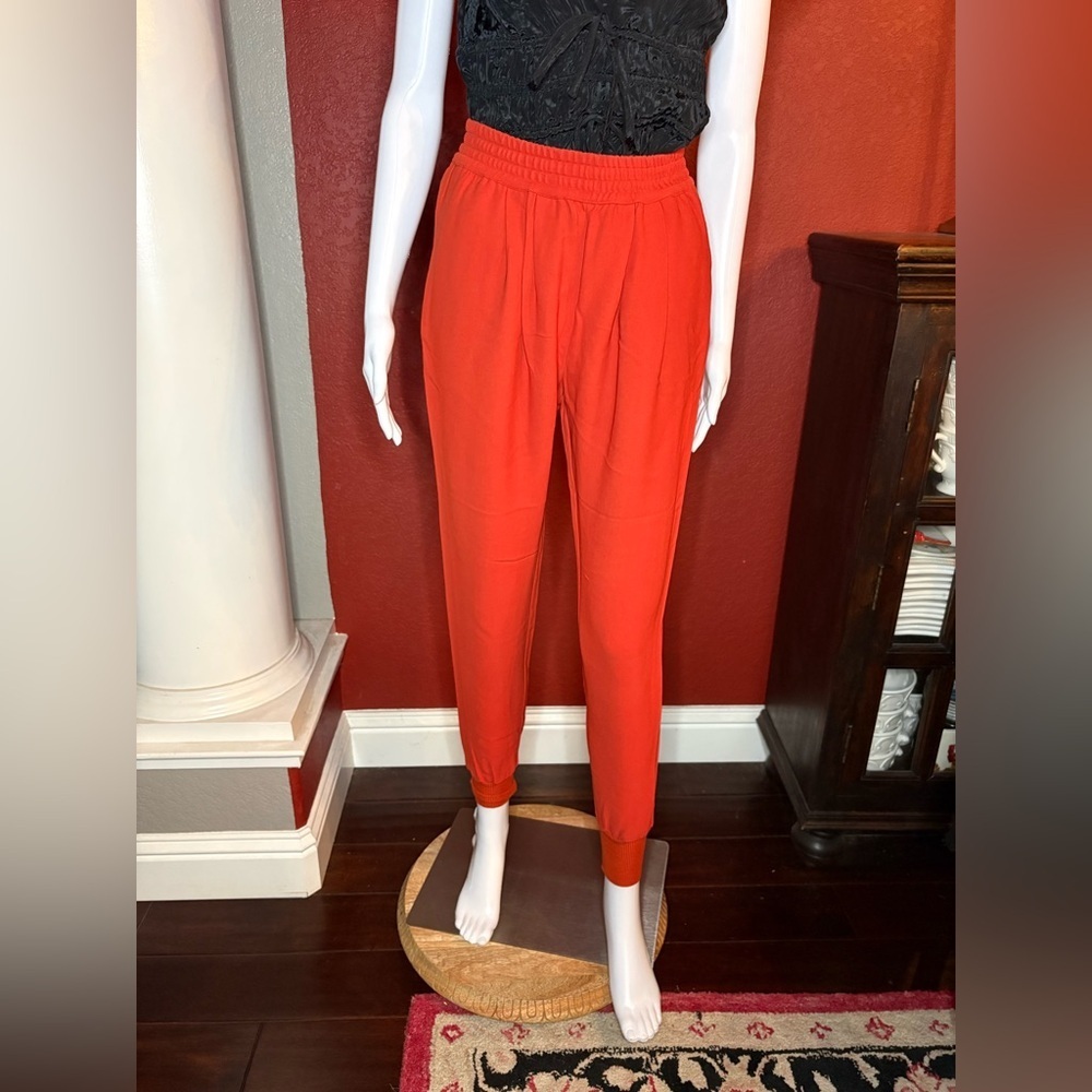 Stella McCartney Deep Orange Joggers Size 36